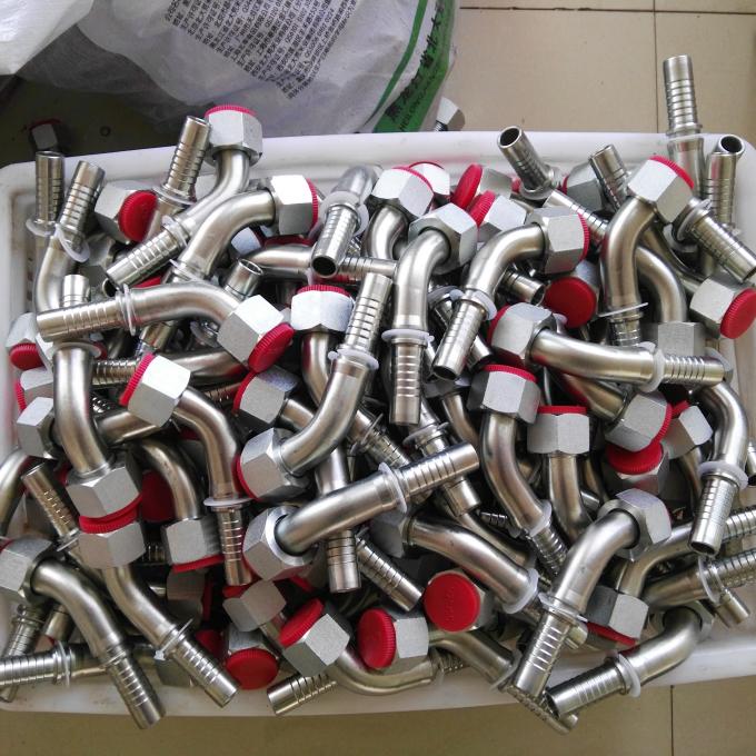 Carbon steel hydraulic fittings / stainless steel hydraulic fittings