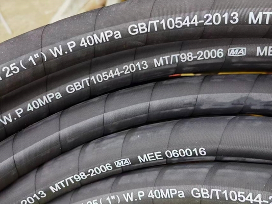 China High pressure rubber hose, Hydraulic hose, SAE 100 R1, R2, 4SH, 4SP supplier