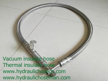 China Liquid nitrogen hose/ Vacuum hose / Vacuum pipe/ Stainless steel vacuum insulate hose / LNG Cryogenic hose supplier