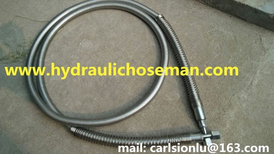 vaccum insulated hose / stainless steel flexible hose/ liquid nitrogen