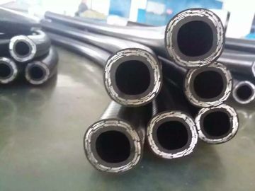 China High pressure hose,  Steel wire braided 3Wire HYDRAULIC RUBBER HOSE High pressure rubber hose supplier