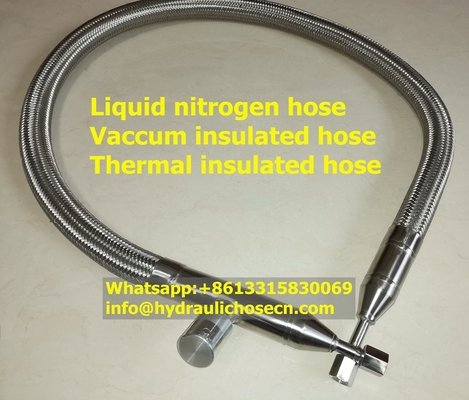 China Liquid nitrogen hose / vaccum insulated hose / Thermal insulated hose supplier