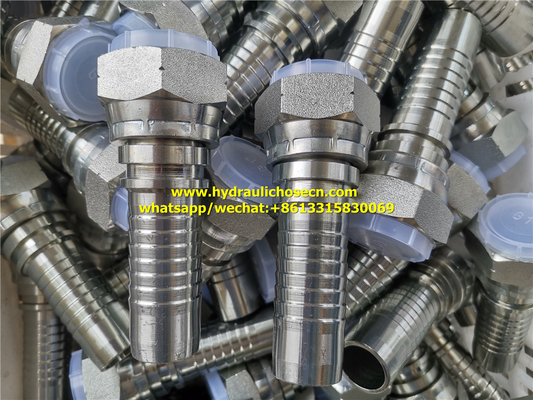 China hydraulic hose fittings, ferrules, adapters, banjo, flanges, couplings, Metric, JIS, JIC, ORFS, BSPT, SAE, NPT supplier