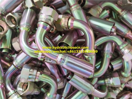 China hydraulic hose fittings, ferrules, adapters, banjo, flanges, couplings, Metric, JIS, JIC, ORFS, BSPT, SAE, NPT supplier