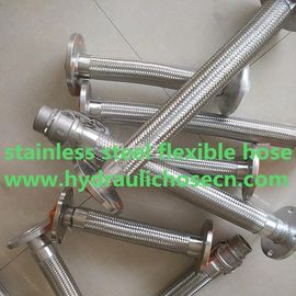 China Big Diameter Metal Hose / High temperature high pressure stainless steel flexible hose / flexible stainless steel hose supplier