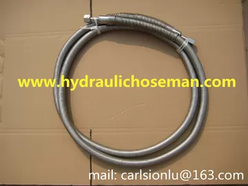 China 1&quot; low temperature LNG 304 stainless steel flexible hose / LNG Low Temperature Helic or Annular Type Metal Hose supplier