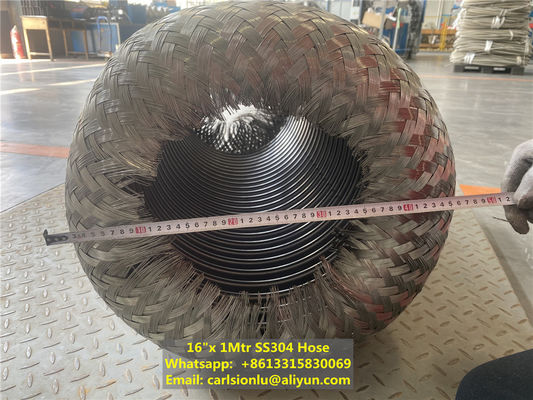 China Big Diameter Stainless Steel Hose 1/4 Inch for Durable and Applications supplier