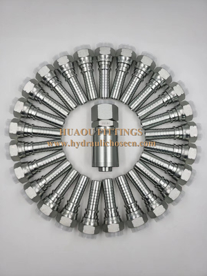 China Carbon steel hydraulic fittings / stainless steel hydraulic fittings/ hose couplings supplier