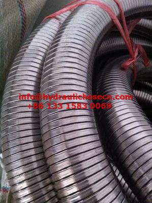 China SS304 flexible exhaust hose / SS321 exhaust flexible pipe / heavy truck engine exhaust hose supplier