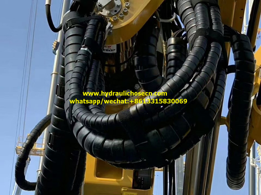 Hose guards, High Wear Resistance Spiral Hose Guard / Cable protector supplier