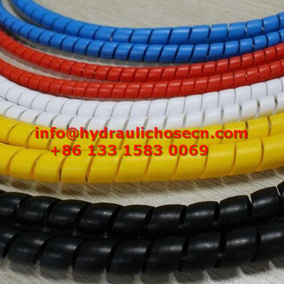 Hose guards, High Wear Resistance Spiral Hose Guard / Cable protector supplier