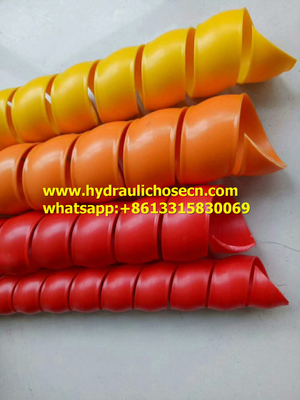 Hose guards, High Wear Resistance Spiral Hose Guard / Cable protector supplier