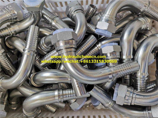 hydraulic hose fittings, ferrules, adapters, banjo, flanges, couplings, Metric, JIS, JIC, ORFS, BSPT, SAE, NPT supplier