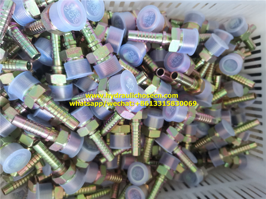 hydraulic hose fittings, ferrules, adapters, banjo, flanges, couplings, Metric, JIS, JIC, ORFS, BSPT, SAE, NPT supplier