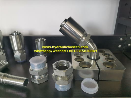 hydraulic hose fittings, ferrules, adapters, banjo, flanges, couplings, Metric, JIS, JIC, ORFS, BSPT, SAE, NPT supplier