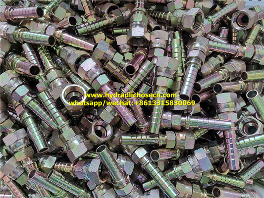 hydraulic hose fittings, ferrules, adapters, banjo, flanges, couplings, Metric, JIS, JIC, ORFS, BSPT, SAE, NPT supplier