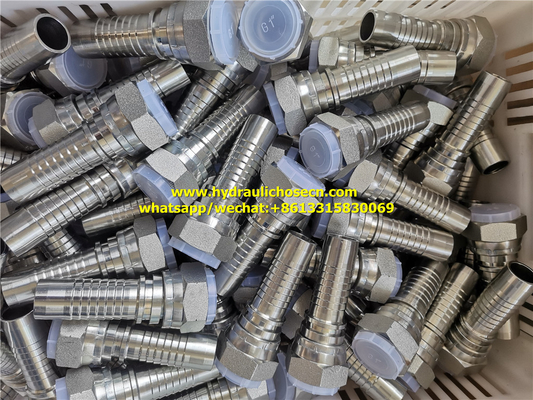 hydraulic hose fittings, ferrules, adapters, banjo, flanges, couplings, Metric, JIS, JIC, ORFS, BSPT, SAE, NPT supplier