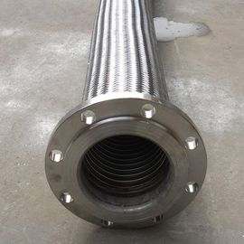 stainless steel flexible hose with flange fittings supplier