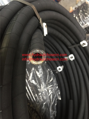 High pressure rubber hose,  EN856 4SP, EN856 4SH, SAE 100 R1, SAE 100 R2 supplier