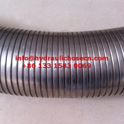 SS304 Exhaust hose, flexible exhaust pipe, enginee exhaust hose, generator exhaust hose supplier