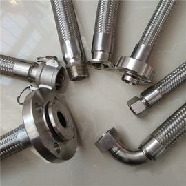 Stainless Steel Braided PTFE  Hose / Vibration Absorber supplier