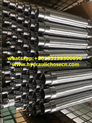 SS304 flexible metal hose for vacuum system suitable for various applications supplier
