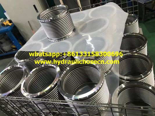 SS304 flexible metal hose for vacuum system suitable for various applications supplier