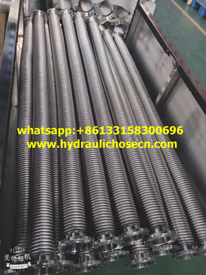 SS304 flexible metal hose for vacuum system suitable for various applications supplier