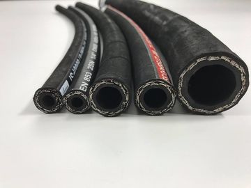 hydraulic pressure hose / hydraulic high pressure hose EN856 4SH /4 wire spiral high pressure rubber hose supplier