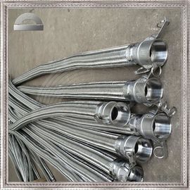 Flexible metal hose assembly / stainless steel flexible hose flange fittings assembly supplier