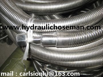 vaccum insulated hose / stainless steel flexible hose/ liquid nitrogen hose / low temperature flexible metal hose supplier