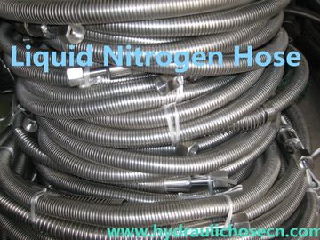 liquid nitrogen vaccum insulated hose / low temperature stainless steel flexible hose/ flexible metal hose supplier