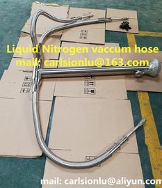 liquid nitrogen vaccum insulated hose / low temperature stainless steel flexible hose/ flexible metal hose supplier