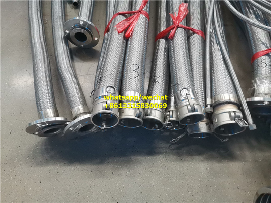 Quick Coupling Connection Stainless Steel LNG Hose for Cryogenic Applications supplier
