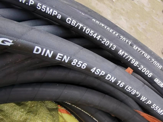 Professional and Durable Cloth Wrapped Surface Rubber Hose for Hydraulic Systems supplier