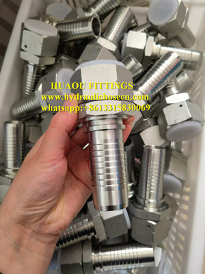 BSP Thread Hydraulic Fittings 1/4-2 inch Straight Size for Long-Lasting Performance supplier