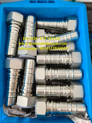 BSP Thread Hydraulic Fittings 1/4-2 inch Straight Size for Long-Lasting Performance supplier