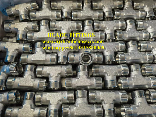 BSP Thread Hydraulic Fittings 1/4-2 inch Straight Size for Long-Lasting Performance supplier