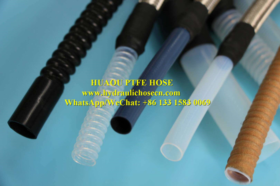 Food And Beverage Transportation PTFE Tube with SS304 Braid Wire supplier