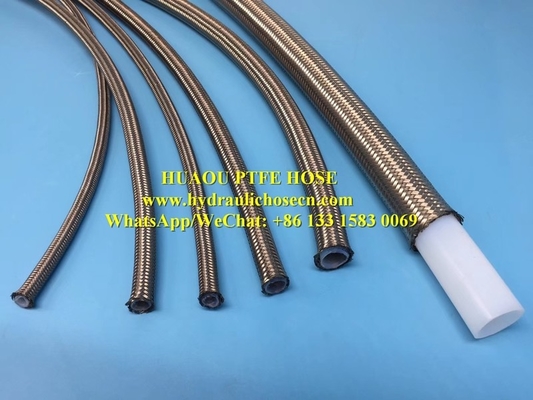 Food And Beverage Transportation PTFE Tube with SS304 Braid Wire supplier