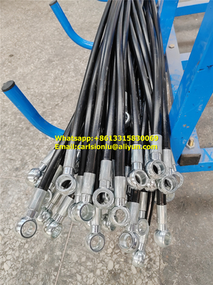 Black Hydraulic Hose for Heavy-Duty Applications Meets Or Exceeds SAE 100R2AT Requirements supplier