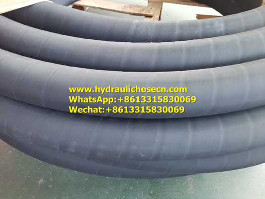 Black Hydraulic Hose for Heavy-Duty Applications Meets Or Exceeds SAE 100R2AT Requirements supplier