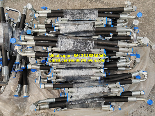 2 High Tensile Steel Wire Braids Reinforced Rubber Hose for High Pressure Water Systems supplier