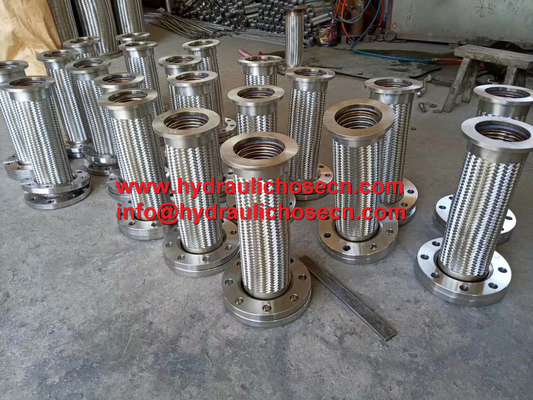 1/4 Inch Diameter Flexible Metal Hose for Hot Environments -192 Centigrade Environments supplier