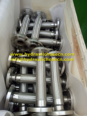 1/4 Inch Diameter Flexible Metal Hose for Hot Environments -192 Centigrade Environments supplier
