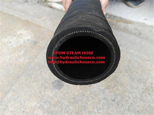 EPDM Cover Steam Rubber Hose for High Temperature Applications Female NPT End Fittings -20 TO 180 C Temperature supplier