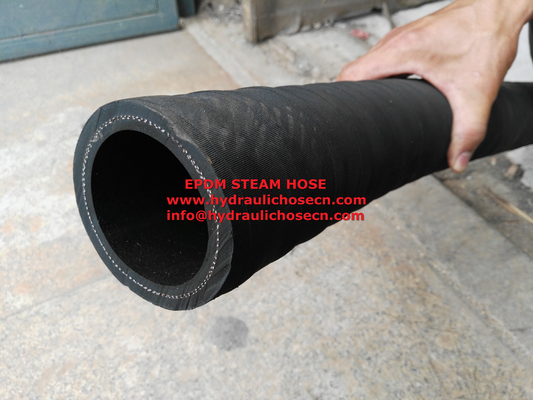 EPDM Cover Steam Rubber Hose for High Temperature Applications Female NPT End Fittings -20 TO 180 C Temperature supplier