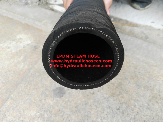 500mm bend radius Steam rubber hose with EPDM lining and 1 3 safety certification supplier