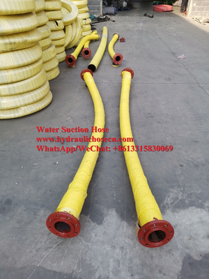 Industrial Water Suction Hose with High Strength Reinforcement of Synthetic Cord And Helix Wire supplier