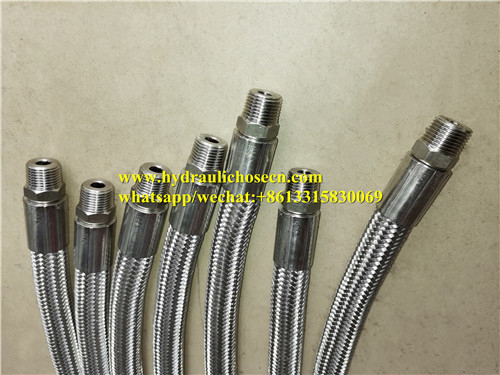 High Pressure Resistance SS304 Railway Metal Hose 8mm 32mm Outer Diameter for Railway Maintenance supplier